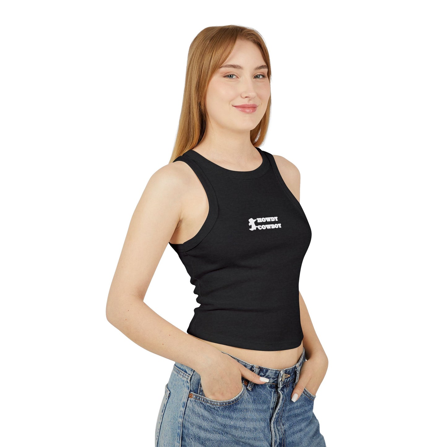 Howdy Cowboy Tank Black
