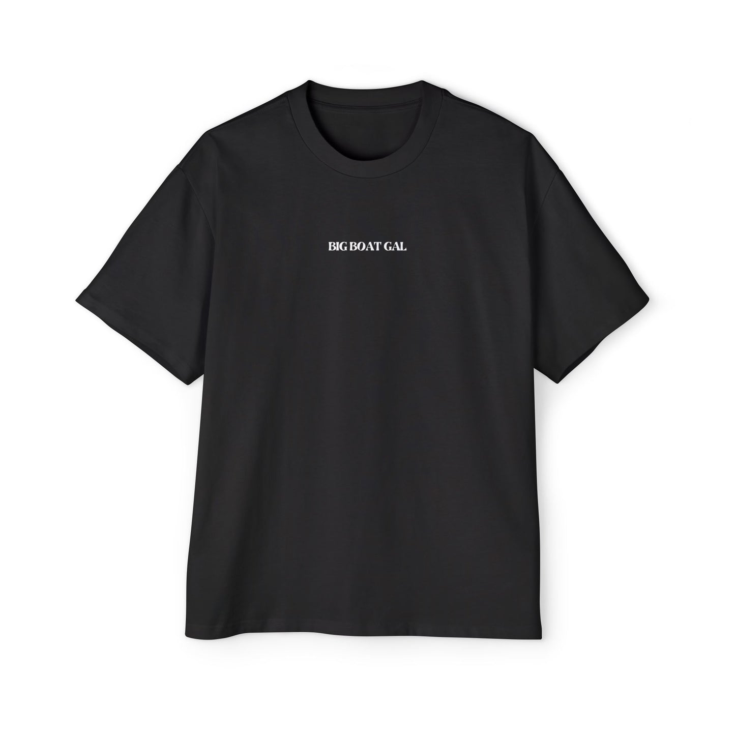 Big Boat Gal Oversized Tee Black