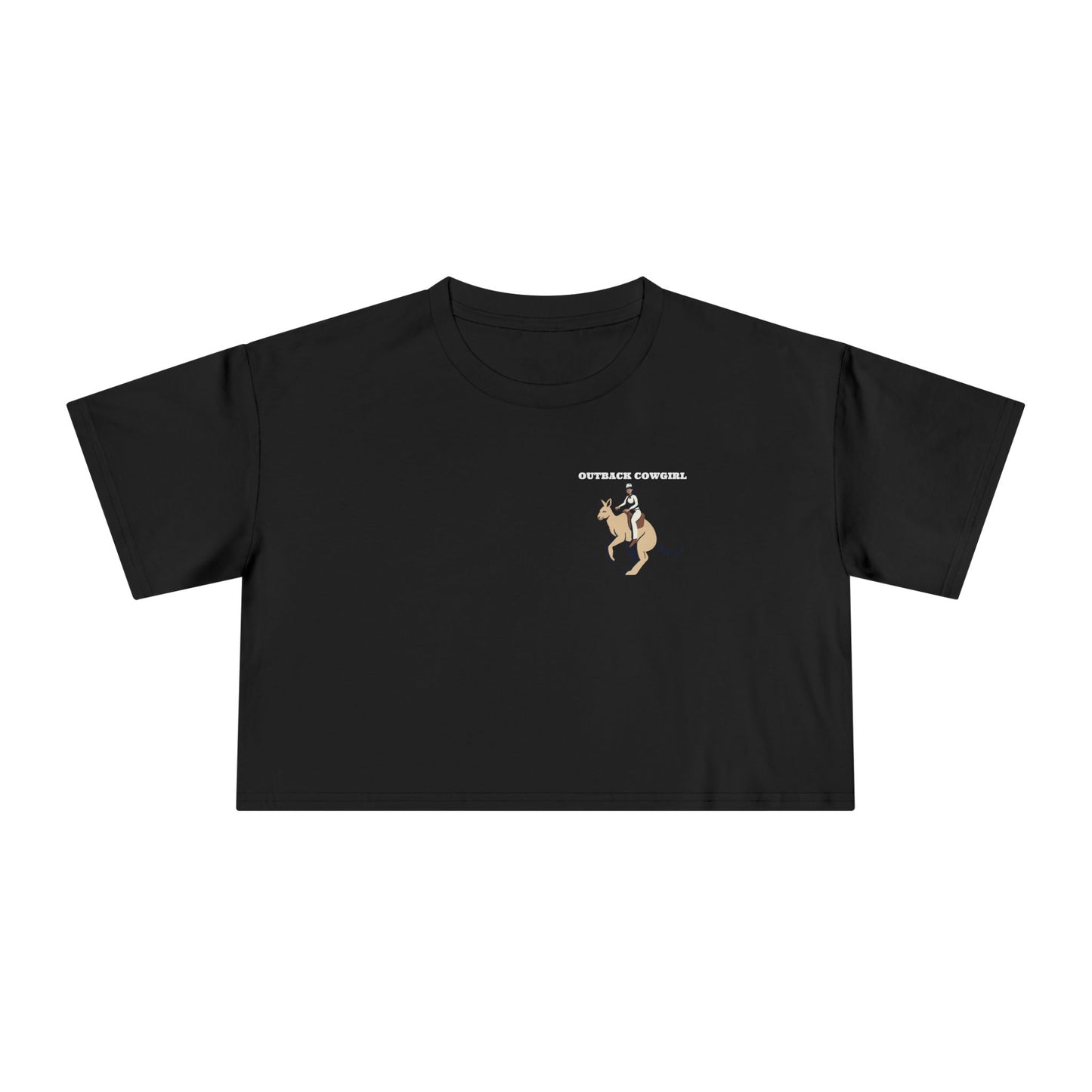 Outback Cowgirl Crop Tee