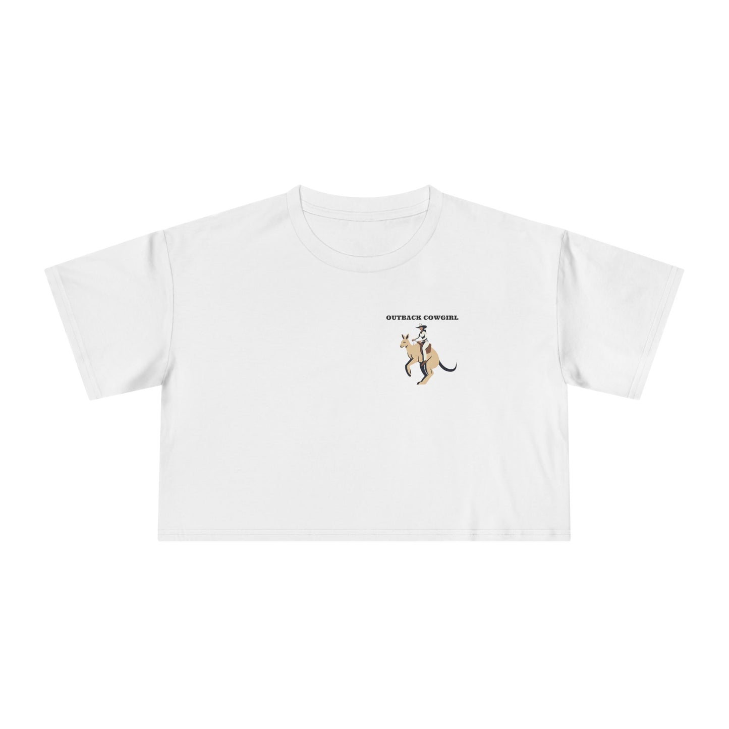 Outback Cowgirl Crop Tee