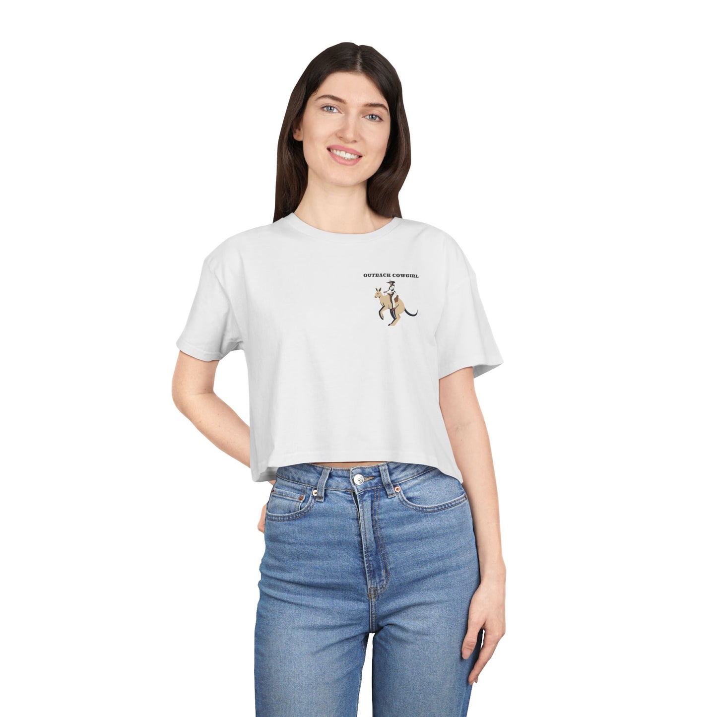 Outback Cowgirl Crop Tee