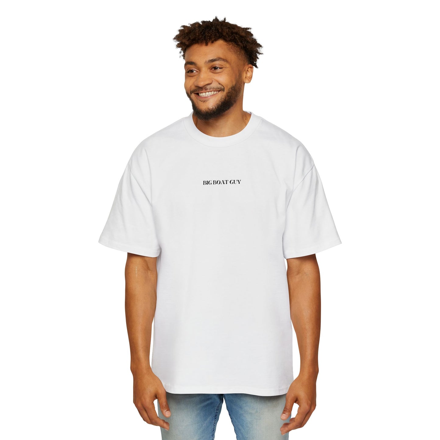 Big Boat Guy Tee White