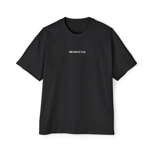 Big Boat Gal Oversized Tee Black