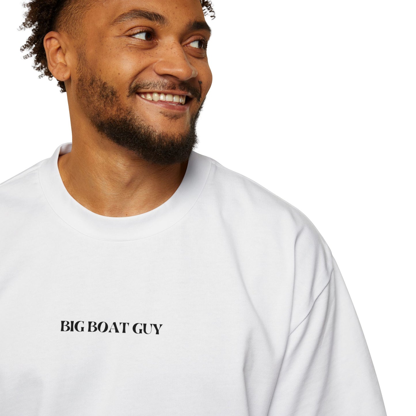 Big Boat Guy Tee White